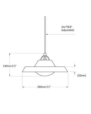 Far Mini 現代中古胡桃木實木吊燈
